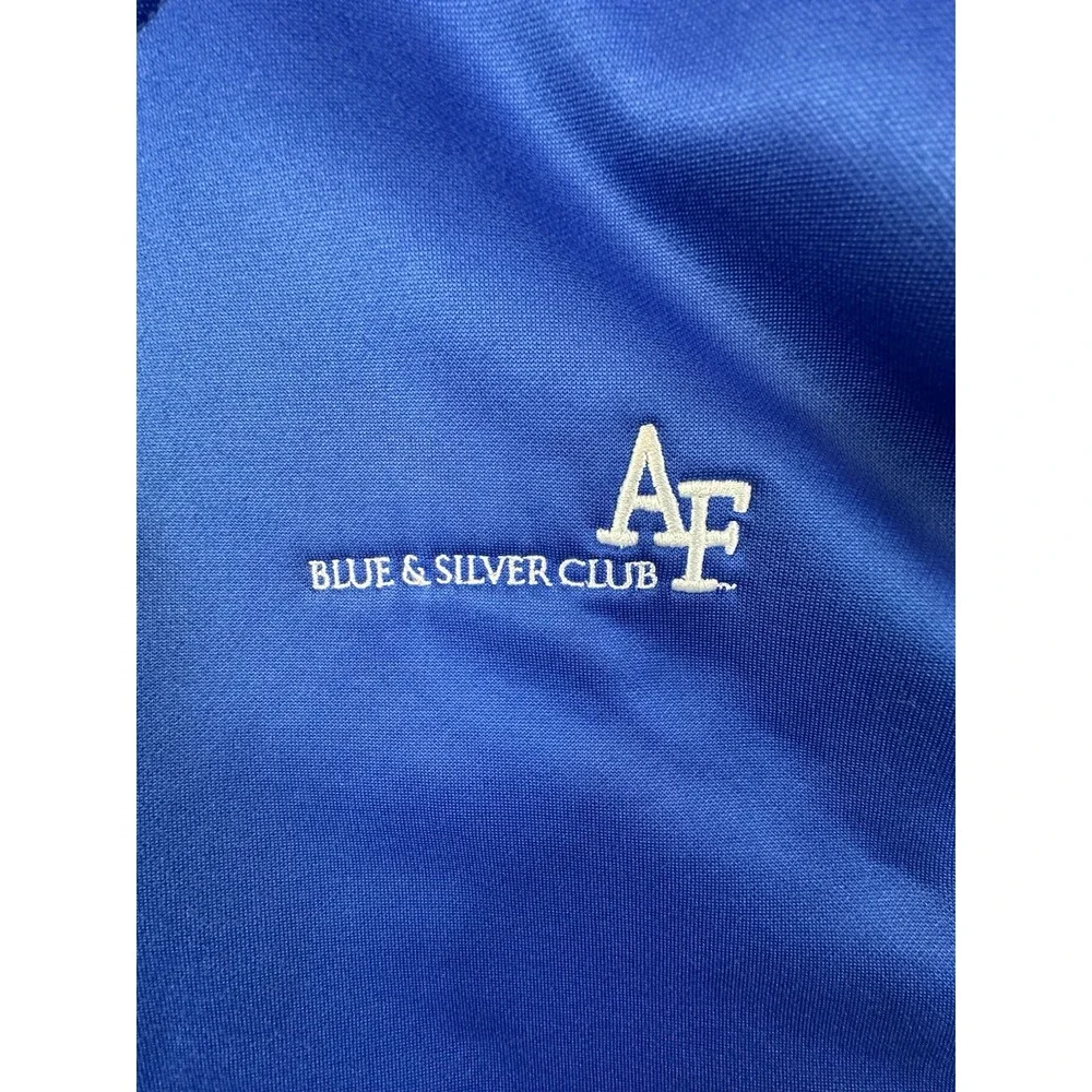Air Force Academy Blue Silver Club Sweater Mens 2XL Blue Nike Therma Fit 1/4 Zip